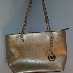 Michael Kors Leather Chain Tote